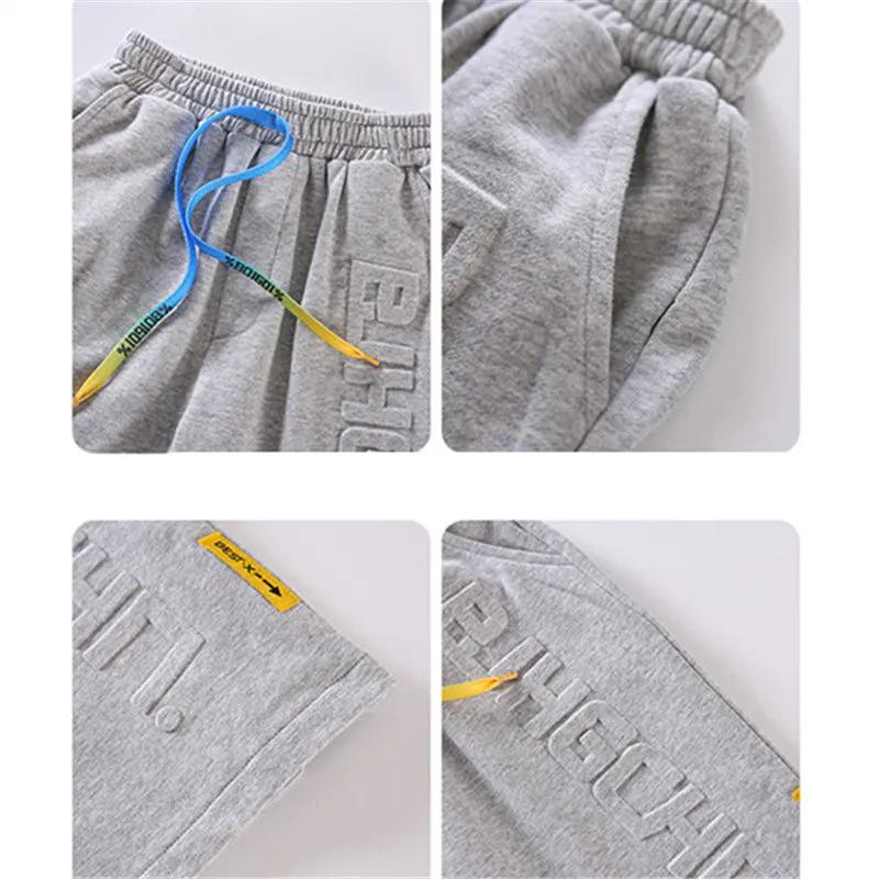 Short de dehors Court en Coton pour Garçon, Pantalon de Survêtement Longueur Genou, Tailles 5, 6, 7,
