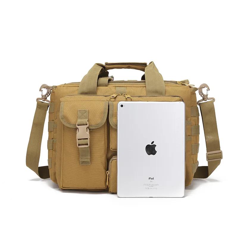 Sac à dos militaire tactique Molle en Nylon, sacoche à bandoulière pour ordinateur portable, porte-d