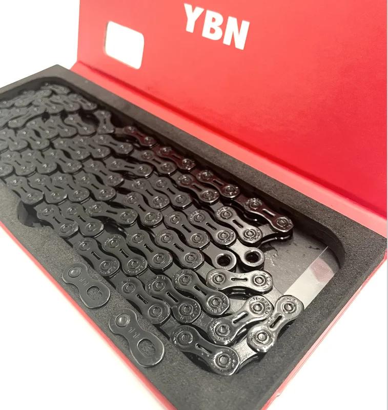 YBouches-Chaîne de vélo de route pour Shimano, SRAM, DLC, JO9, 10, 11, 12s, Speed SLA, Black Hollow 