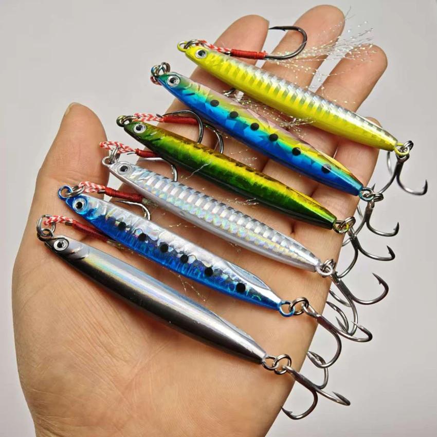 1/2/12 pièces Jig Shore gabarits cuillère coulée glisser 7G 10G 14G 17G 21G 30G 40G merBass leurre a