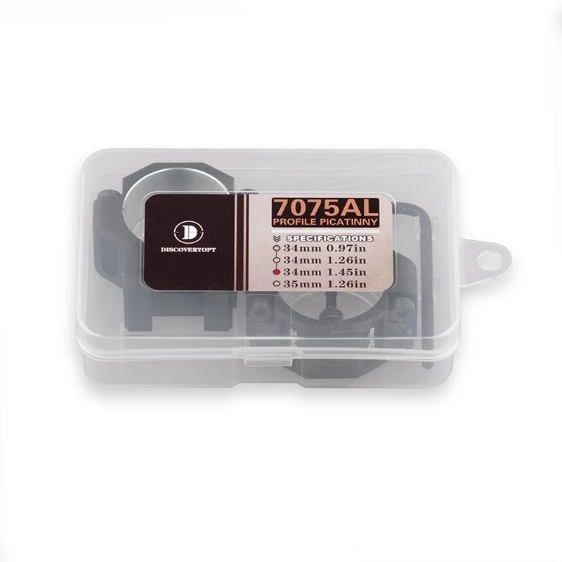 Discovery – anneau de portée de fusil 34mm 35mm, pour Rail Picatinny Cnc 7075, accessoires de chasse