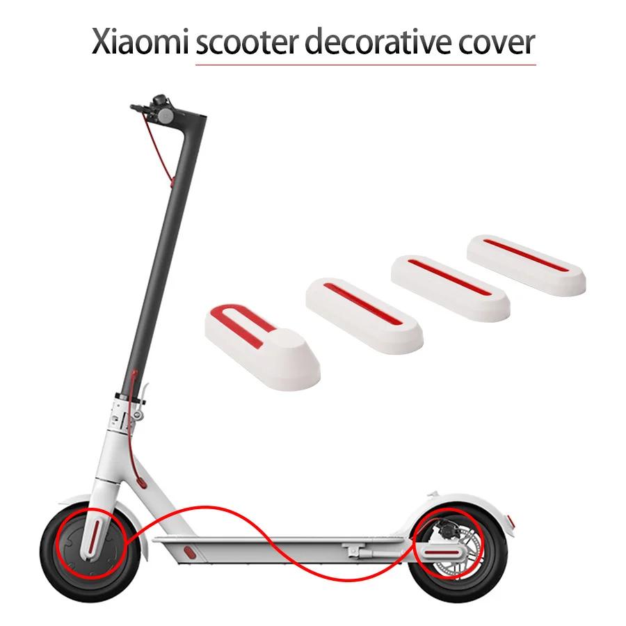 Coque de protection autocollante pour roues avant et arrière de trottinette électrique M365