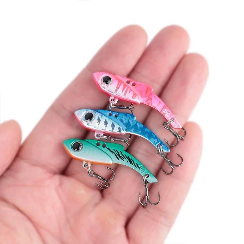OUTPeugeot-Leurre métallique rigide VIB cuillère, appât Élde type crankbait idéal pour la pêche au b