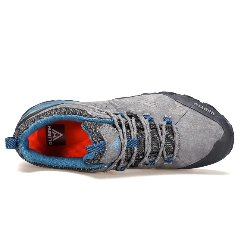 HUMTTO – chaussures de randonnée imperméables en cuir pour hommes, baskets de sport de luxe de styli