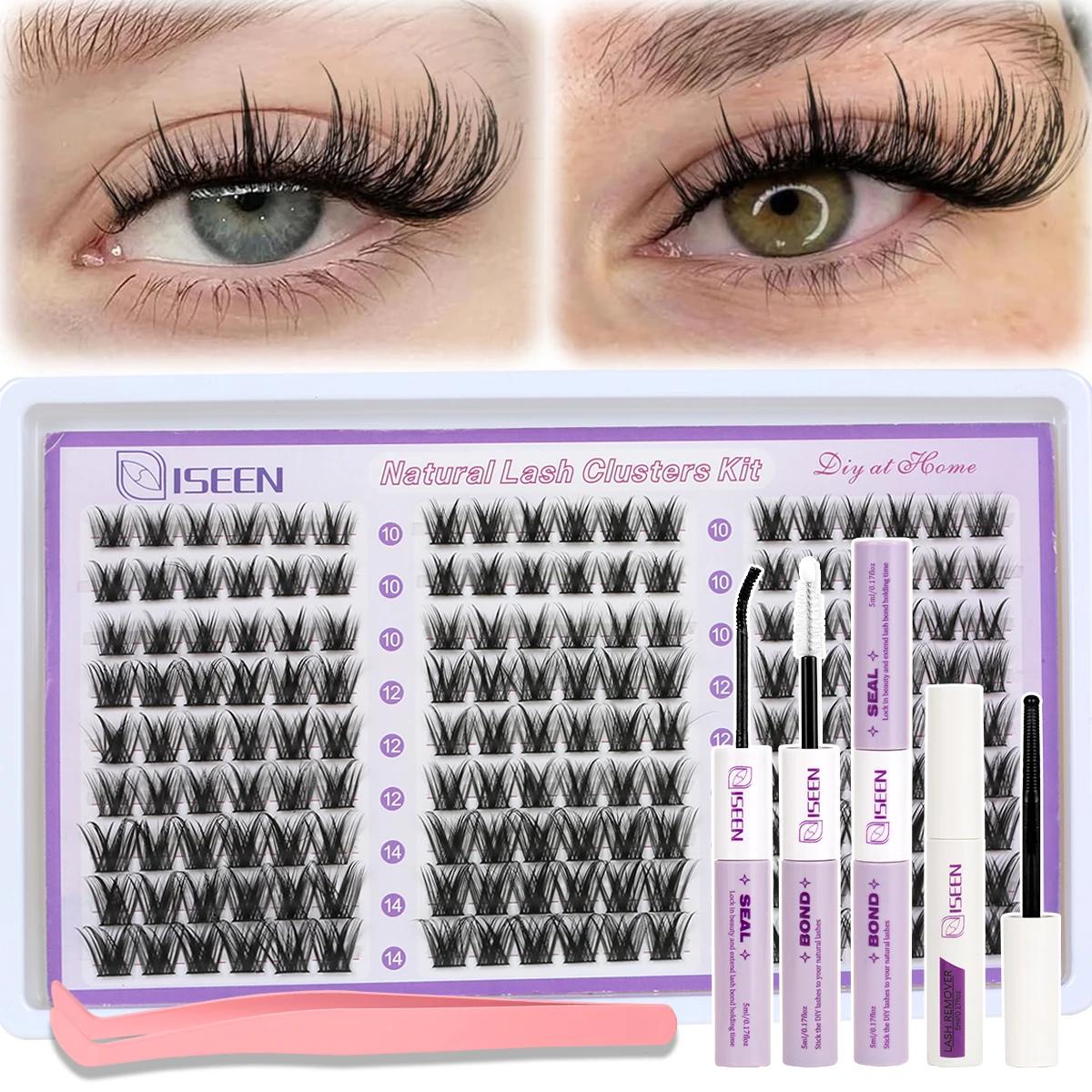 Kit de grappes de cils grappes de cils vaporeux Kit d'extension de cils naturel bricolage C Curl gra