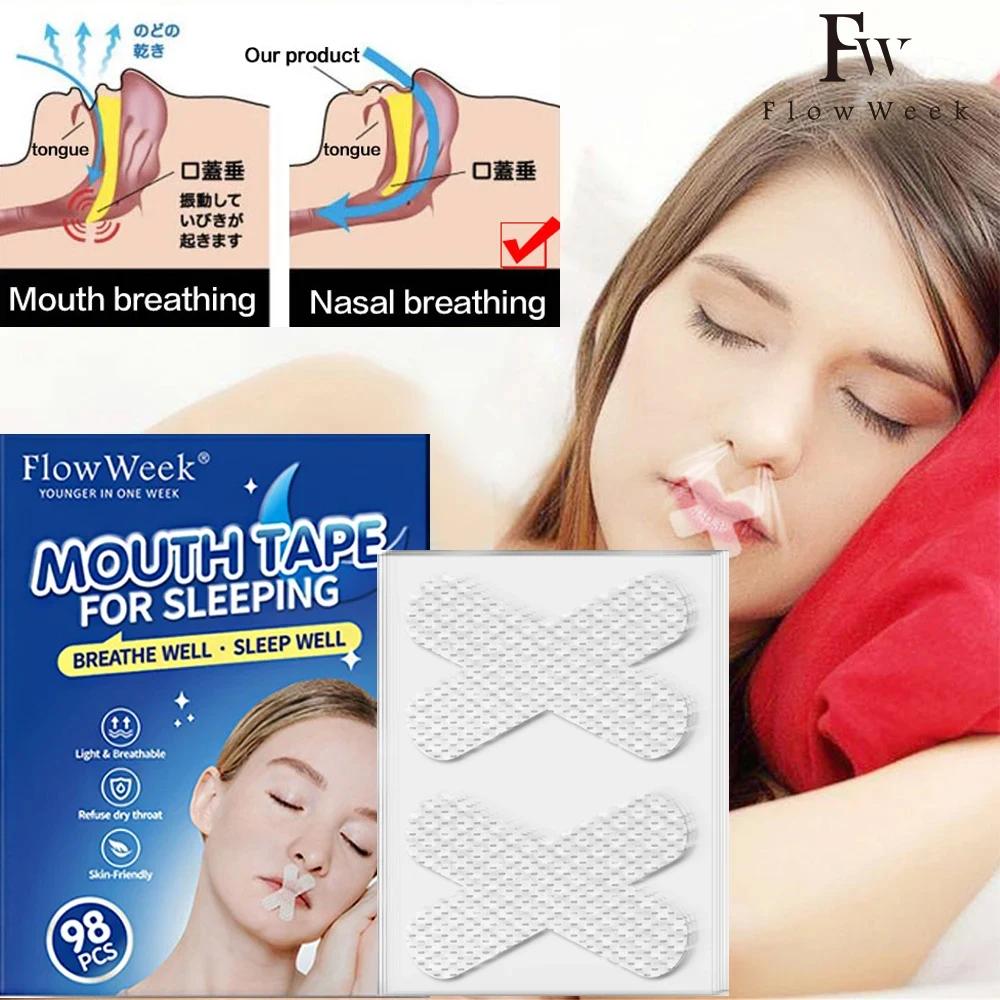 Ruban buccal anti-sicing pour enfants et adultes, 98 pièces, sommeil nocturne, confortable, Jules, a