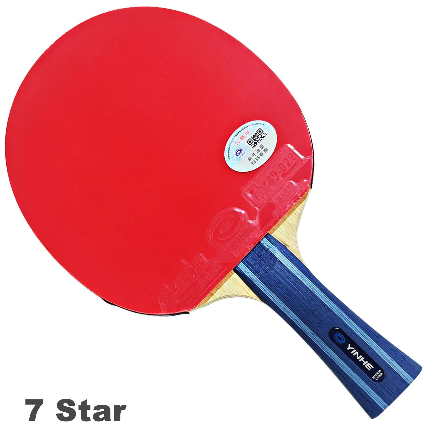Raquette de Tennis de Table professionnelle Yinhe 7/8/9/10 étoiles raquette de Ping-Pong offensive e