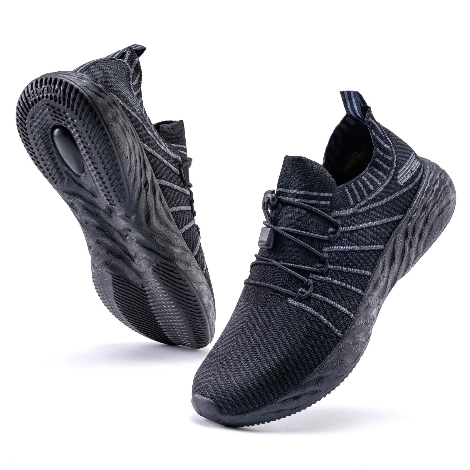 ONEMIX 2026 Chaussures de course pour hommes, antidérapantes, amortissantes, légères, imperméables, 