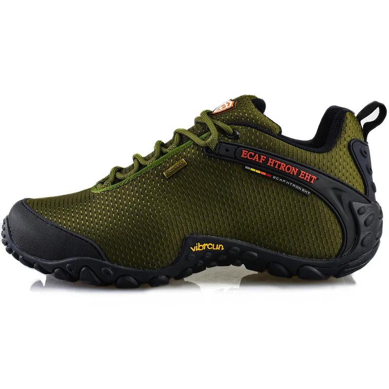 Chaussures d'escalade en plein air antidérapantes et respirantes pour hommes, baskets de Trekking, c