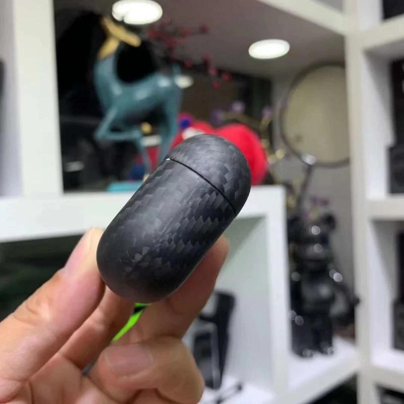 Étui pour écouteurs en Fiber de carbone véritable pour Apple AirPods Pro 2 (2022) écouteurs en Fiber