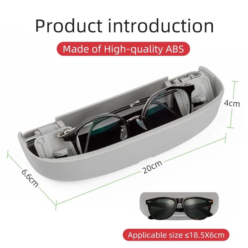 Étui à lunettes de soleil pour Audi A3 S3 8V 8Y A4 B9 B8 S4 A5 S5 A6 C7 C8 Q3 Q5 Q7 2015 2016 2017 2