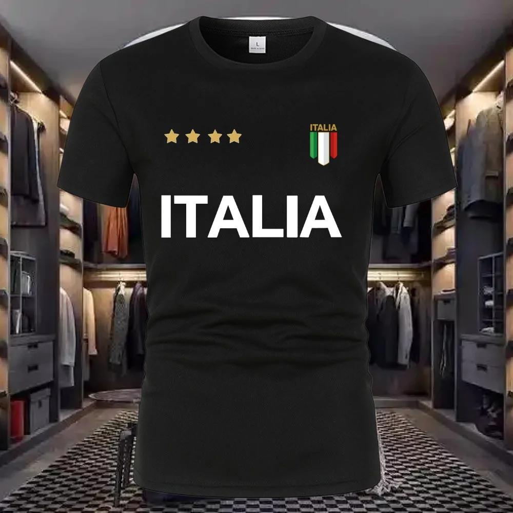 T-shirt respirant à col rond et manches amples pour homme, style décontracté et polyvalent, idéal po