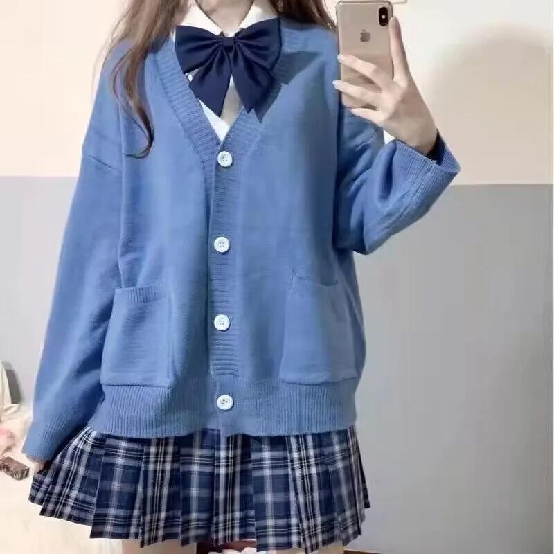 Pull cardigan rose Mikasa avec le même style, pull tricoté COS personnage d'anime, veste pull unifor