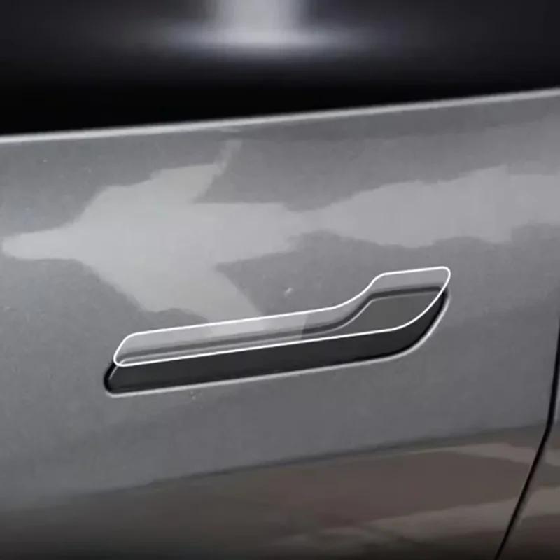 1 ensemble de films de protection pour poignée de porte Tesla modèle 3/Y, films de protection transp