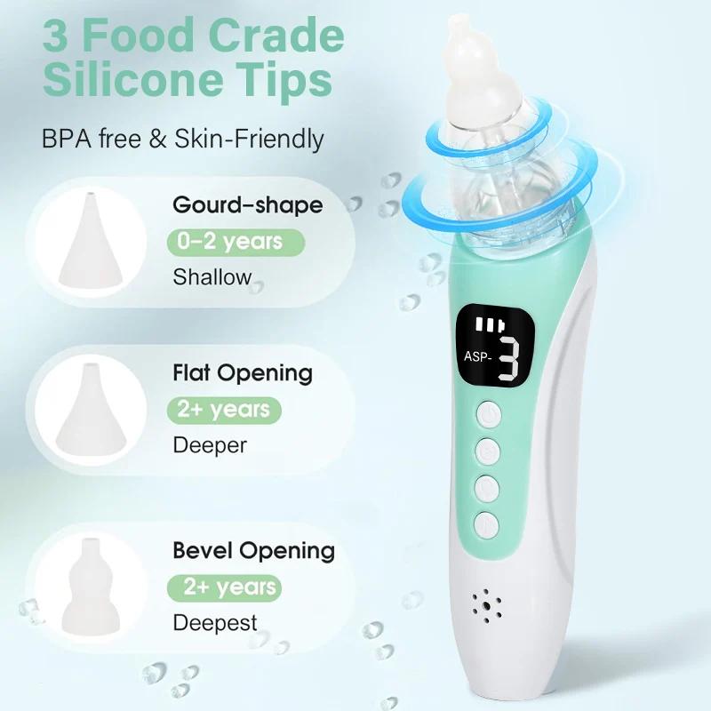 Aspirateur Nasal électrique pour bébé, nouveau modèle 2026, Version de chargement, aspirateur Nasal 