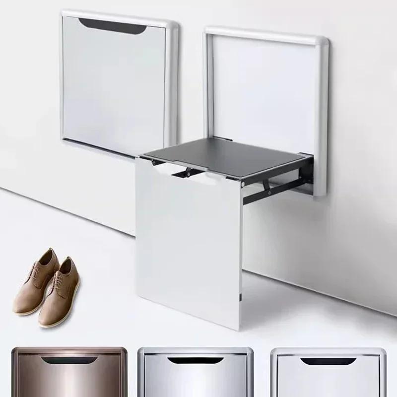 Chaise de salle de bain pliable, accessoires de salon, tabouret permettant de gagner de l'espace, ta