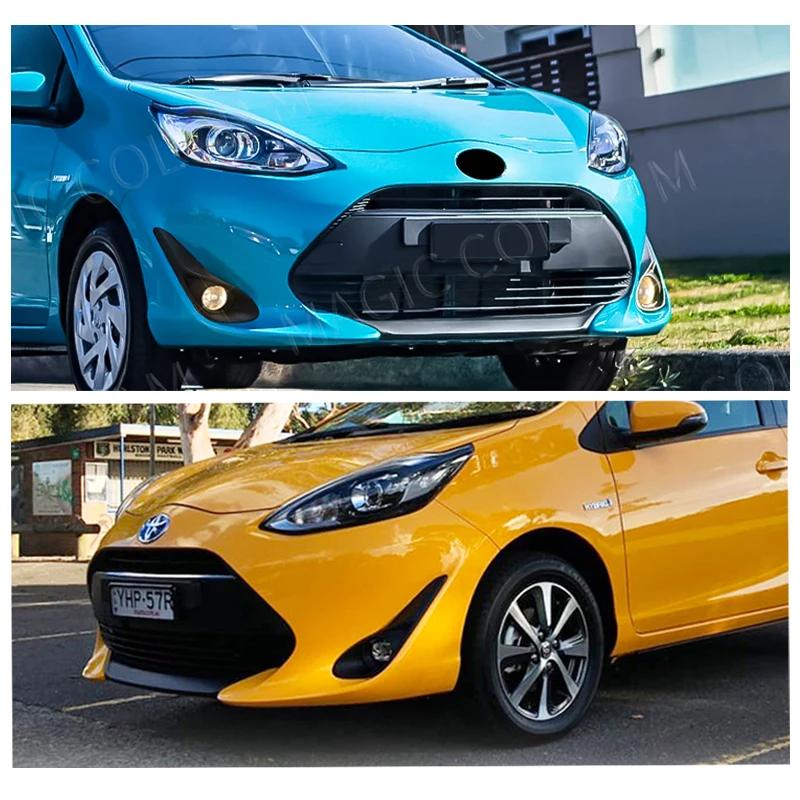 Feu antibrouillard LED DRL étanche pour Toyota Prius C 2018, couvercle halogène, interrupteur à fils
