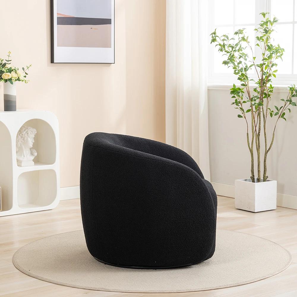 SEYNAR-Ensemble de 2 fauteuils d'accent à percussion résistants à 360 en velours, chaise d'appoint r