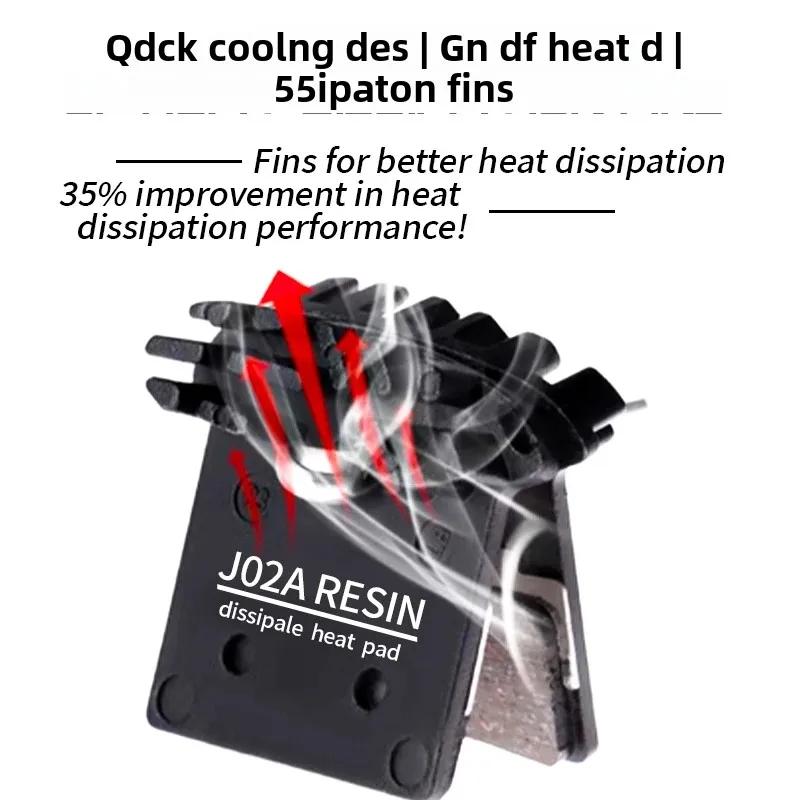 Plaquettes de frein à disque de vélo vtt J02A résine Ice Tech vélo freins hydrauliques étriers SLX D