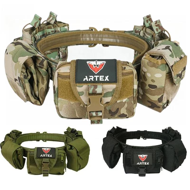 Ensembles de ceintures de combat en plein air, ceintures de service, ceinture utilitaire Airsoft pou