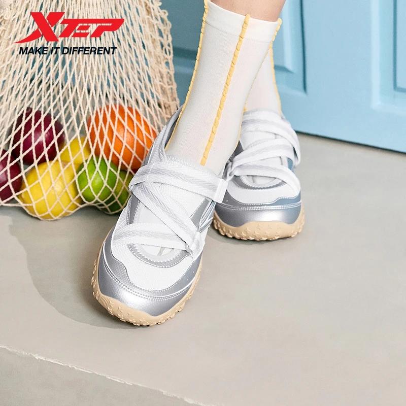 Xtep Basque 3.0 Mary Janes, baskets confortables antidérapantes, augmentant la hauteur, semelle légè