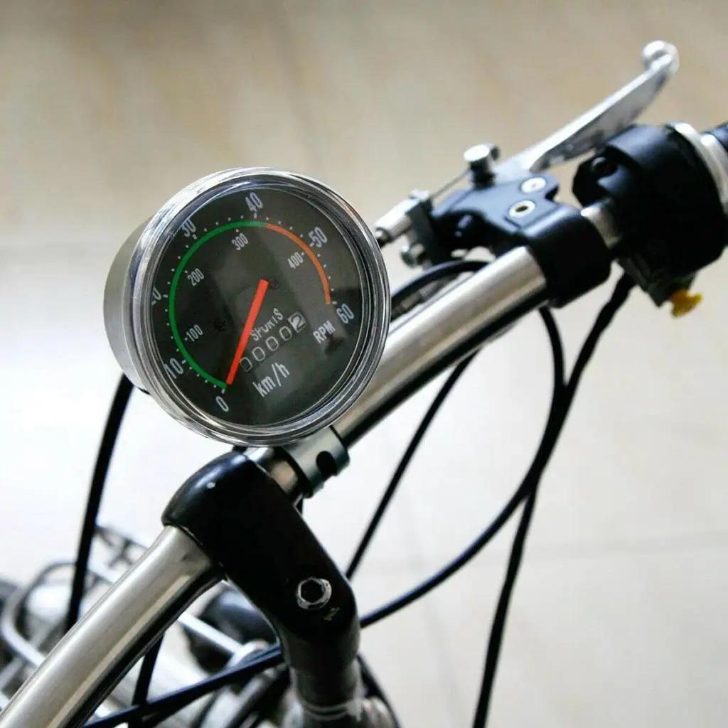 Compteur de vitesse de vélo de style vintage, odomcirculation mécanique analogique avec matériel pou