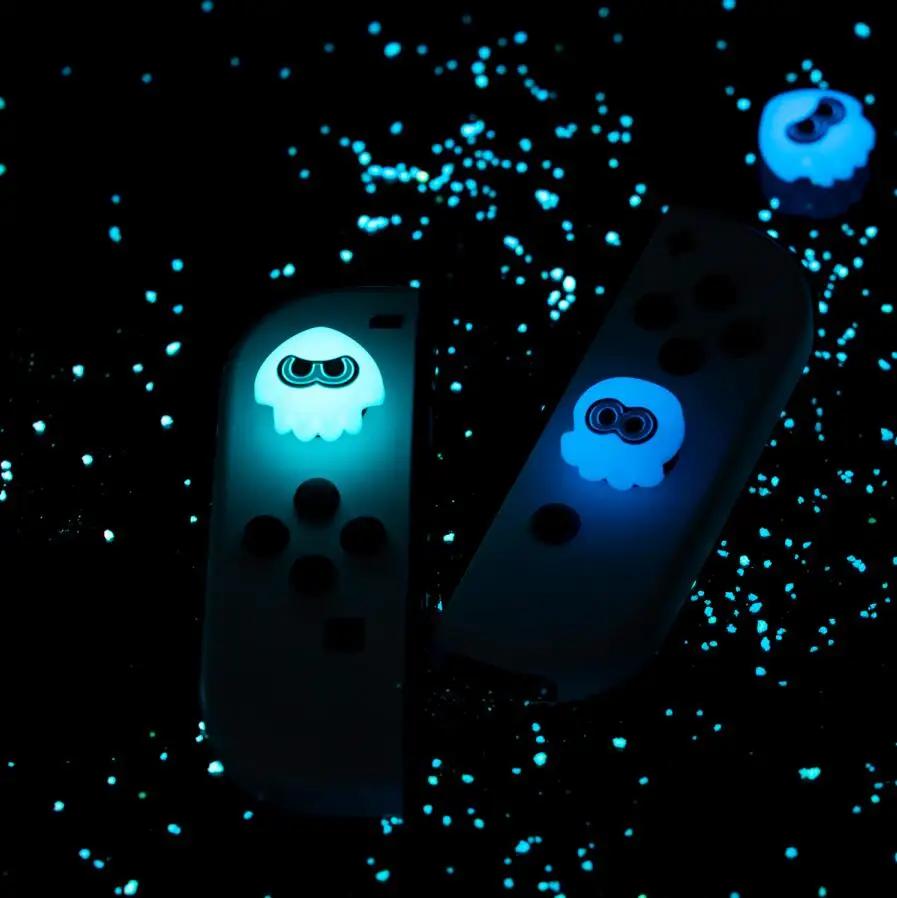 Couvercle de Joystick souple en Silicone coloré poulpe calmar pour Nintendo Switch Oled NS Lite Joy-