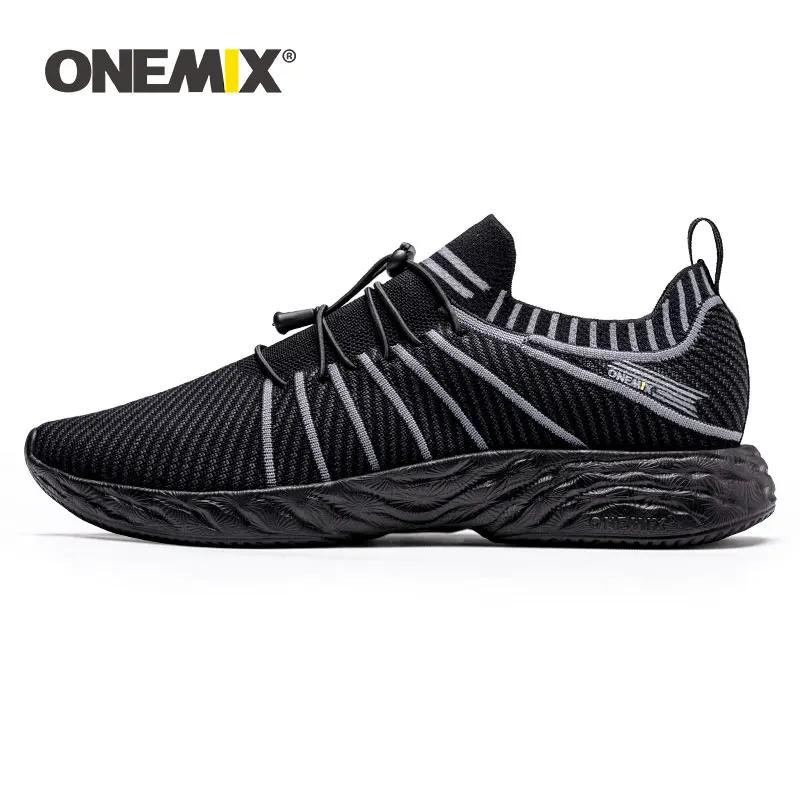 ONEMIX 2026 Chaussures de course pour hommes, antidérapantes, amortissantes, légères, imperméables, 