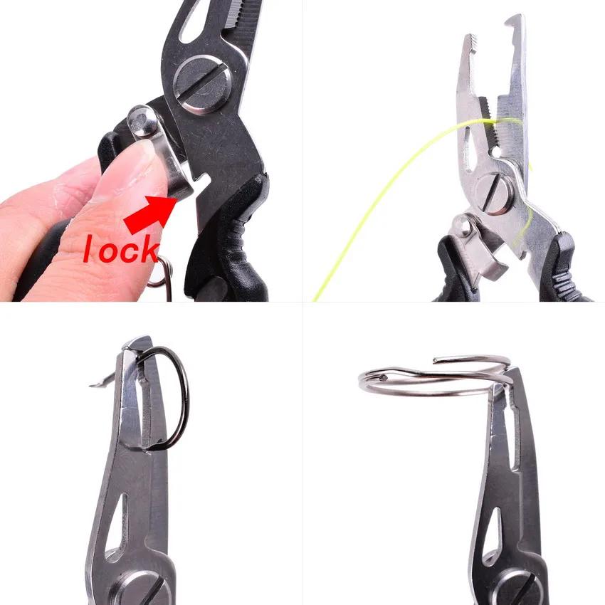 Aorace pince de pêche coupe-ligne de poisson ciseaux Mini dissolvant d'hameçon outils multifonctions