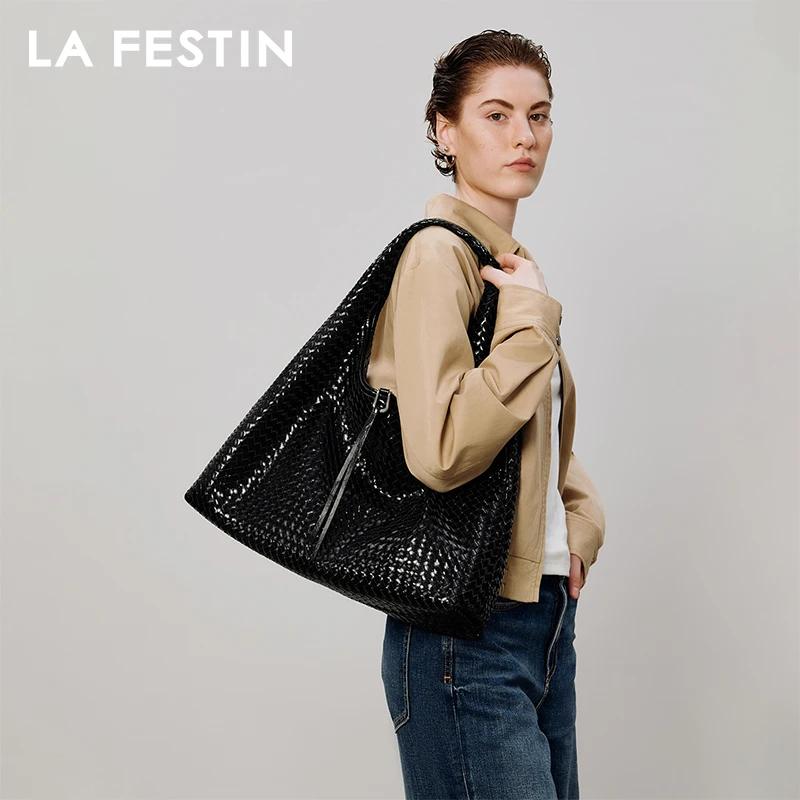 LA FESTIN Original tissé sac fourre-tout pour femmes nouveaux sacs féminins mode sac à bandoulière g