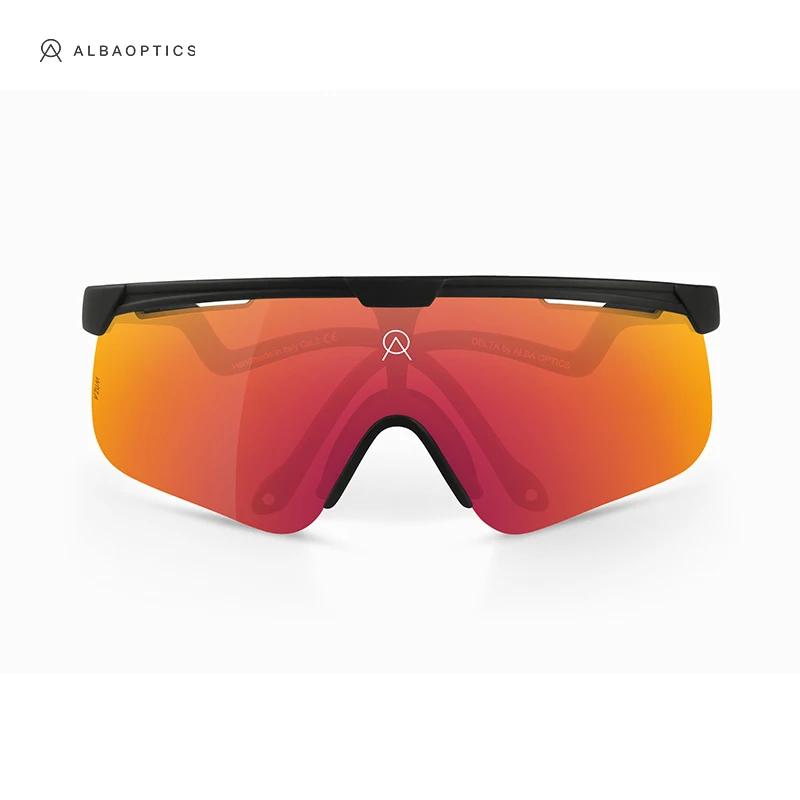 ALBA-Lunettes de cyclisme polarisées pour hommes et femmes, lunettes de soleil de sport, lunettes de