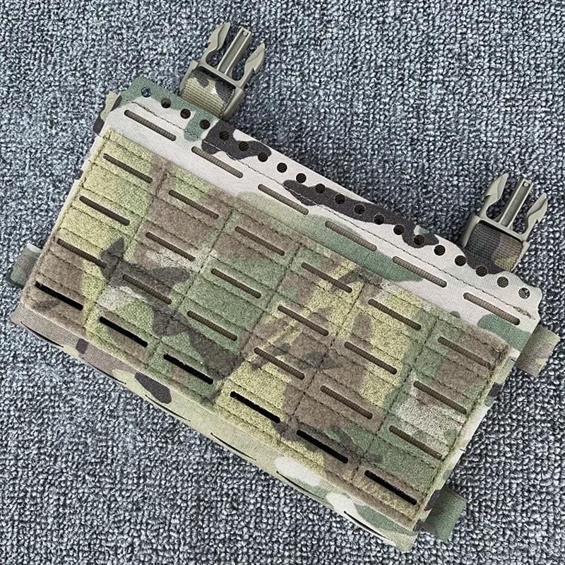 Pochette de plate-forme de poitrine tactique Airsoft MK5, porte-plaque, découpe Laser, sac Molle, Co