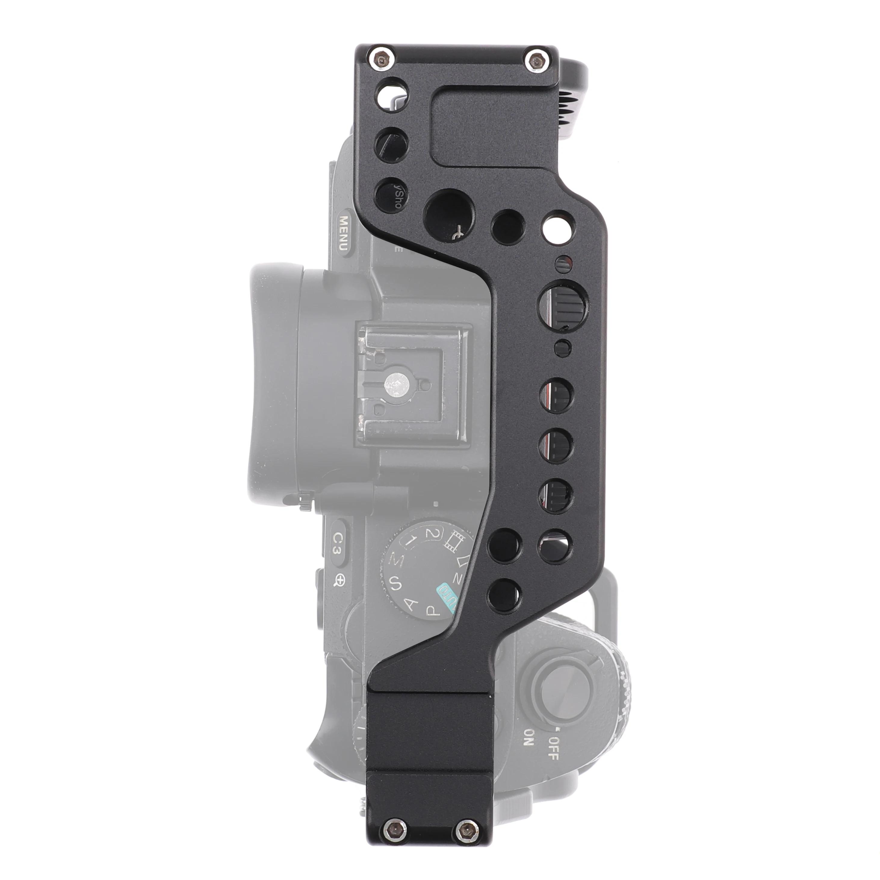 Appareil photo avec support de sabot froid pour lumière LED, alliage d'aluminium, appareils photo po