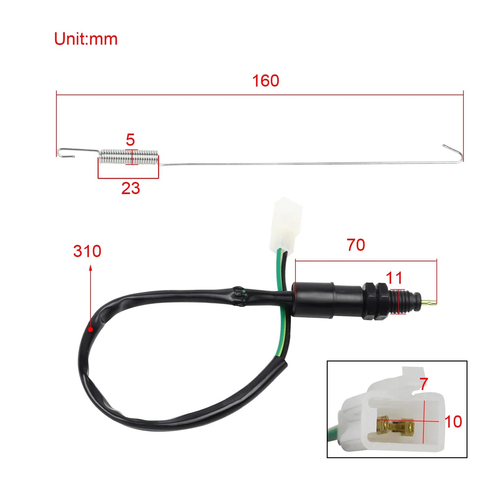 Interrupteur de feu de freinage arrière universel pour Honda Kawasaki Suzuki Yamaha Harley Motocycle