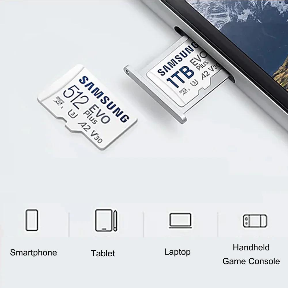Samsung EVO Plus/PRO Plus/PRO Ultimate/PRO Endurance carte mcroSD 512G 256GB 128GB 64GB SDXC carte T