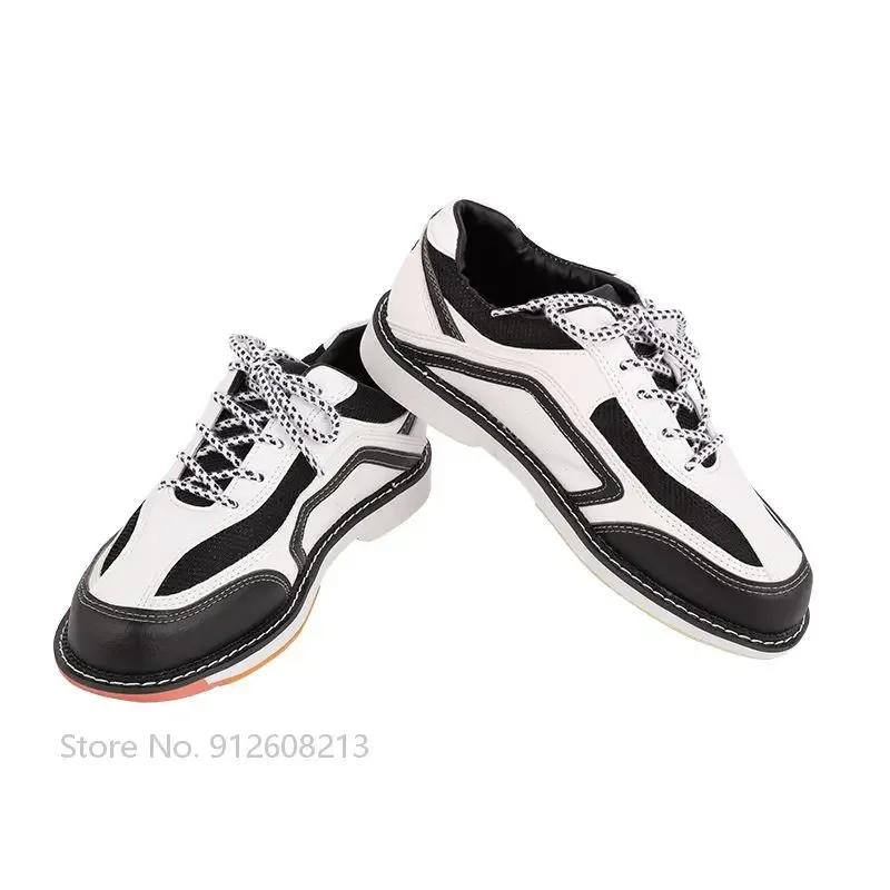 Chaussures de bowling unisexes pour hommes et femmes, respirantes, coordonnantes, semelle extérieure