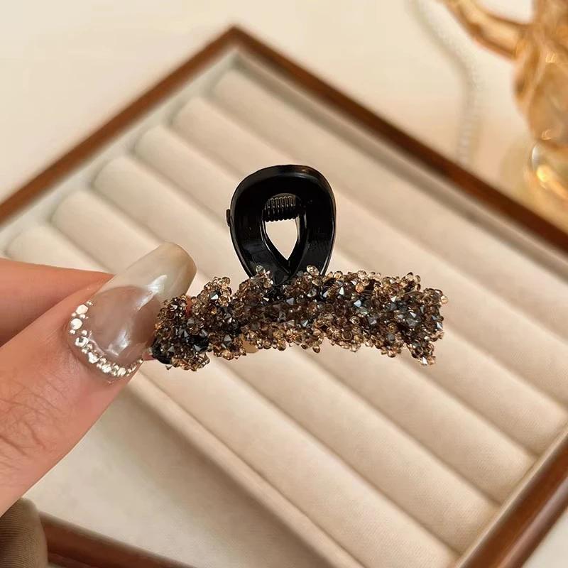 Petite pince à cheveux brillante scintillante pour femmes et filles, pince latérale, frange frontale