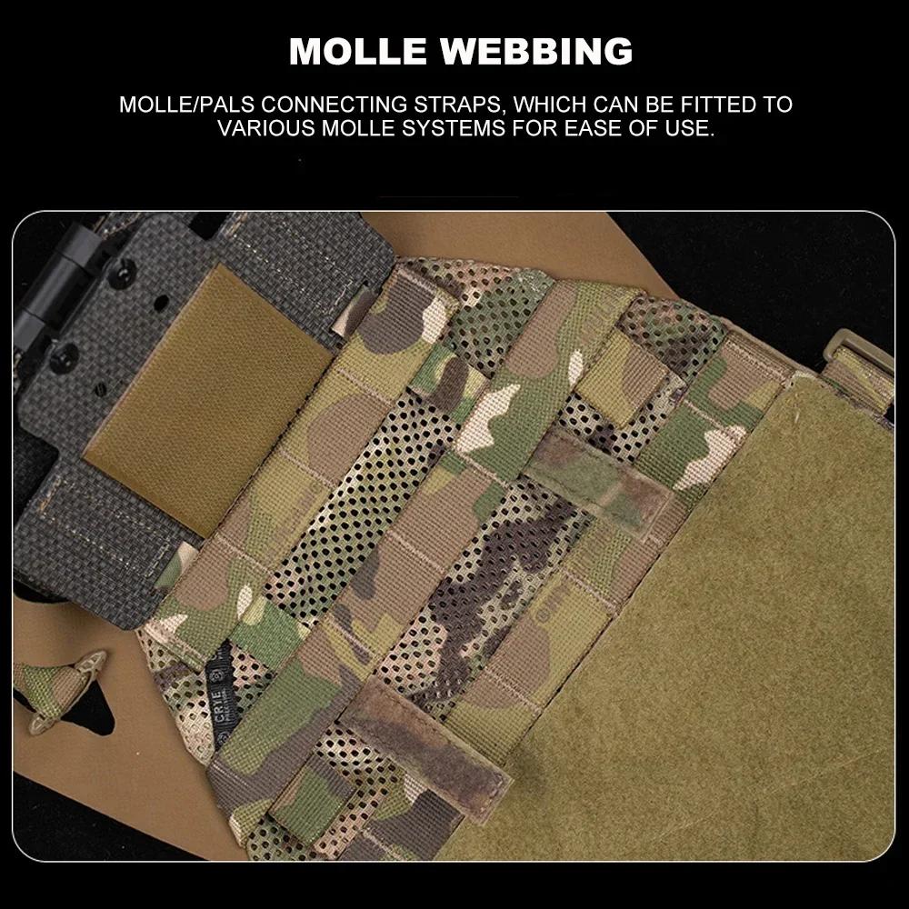 Gilet de chasse, planche de Navigation pour téléphone, pochette Molle, plate-forme de poitrine, supp