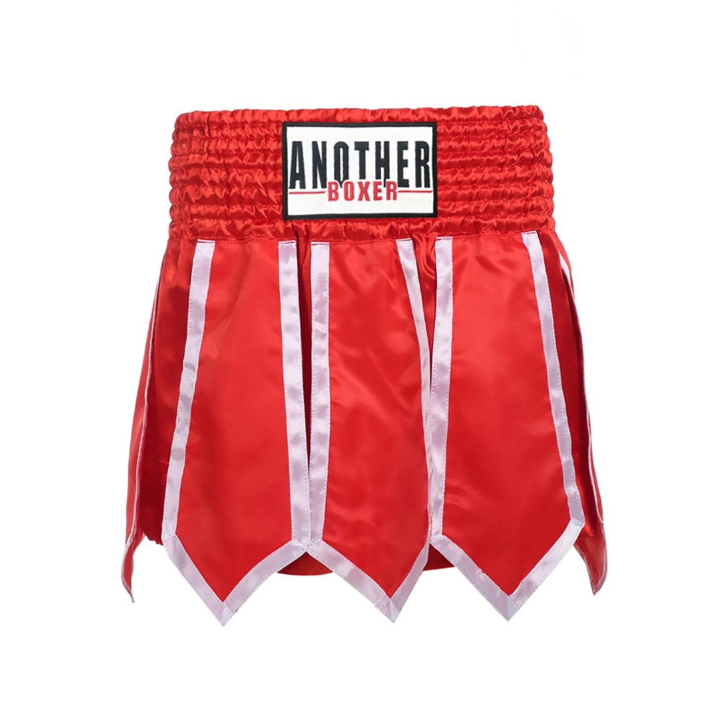 Tronc d'entraînement de boxe Style Streamer, demi-pantalon Sanda de combat gratuit, short Muay Thai 