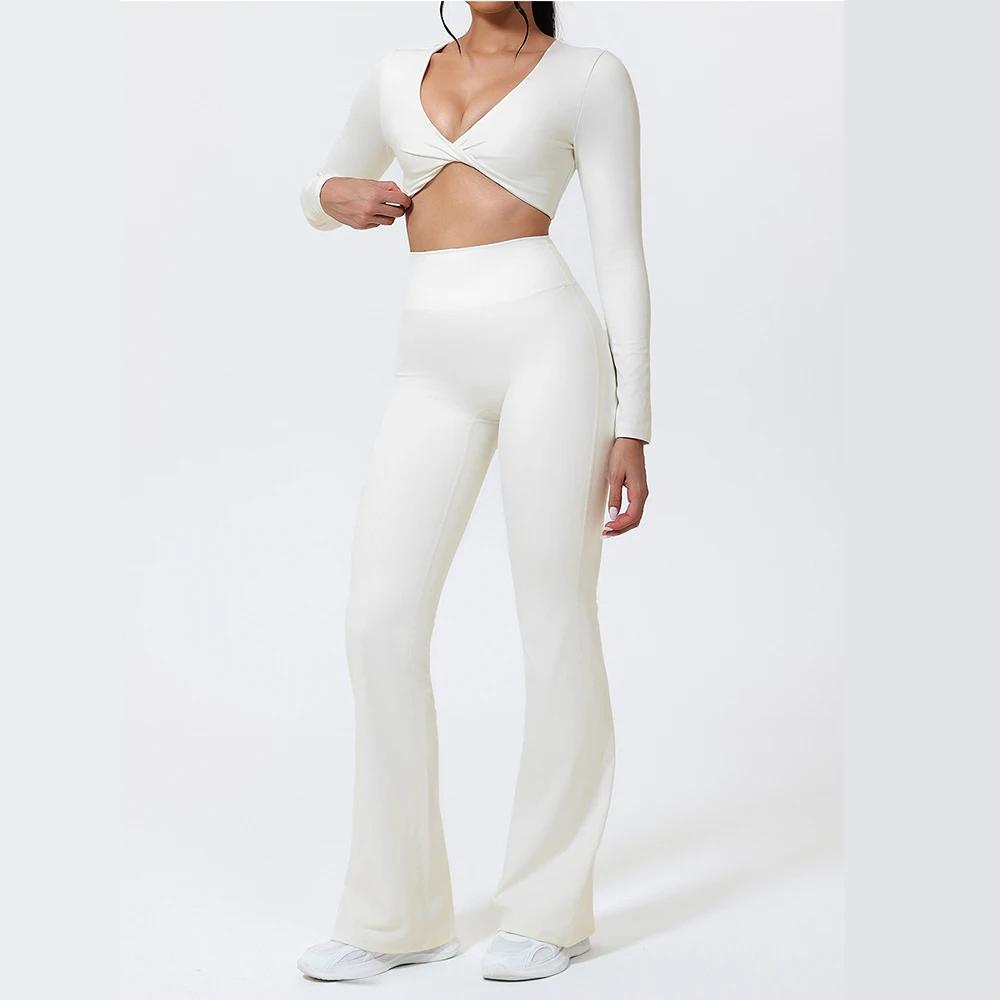 2 pièces costume de Yoga ensemble de sport vêtements de Yoga ensemble de gymnastique femmes survêtem