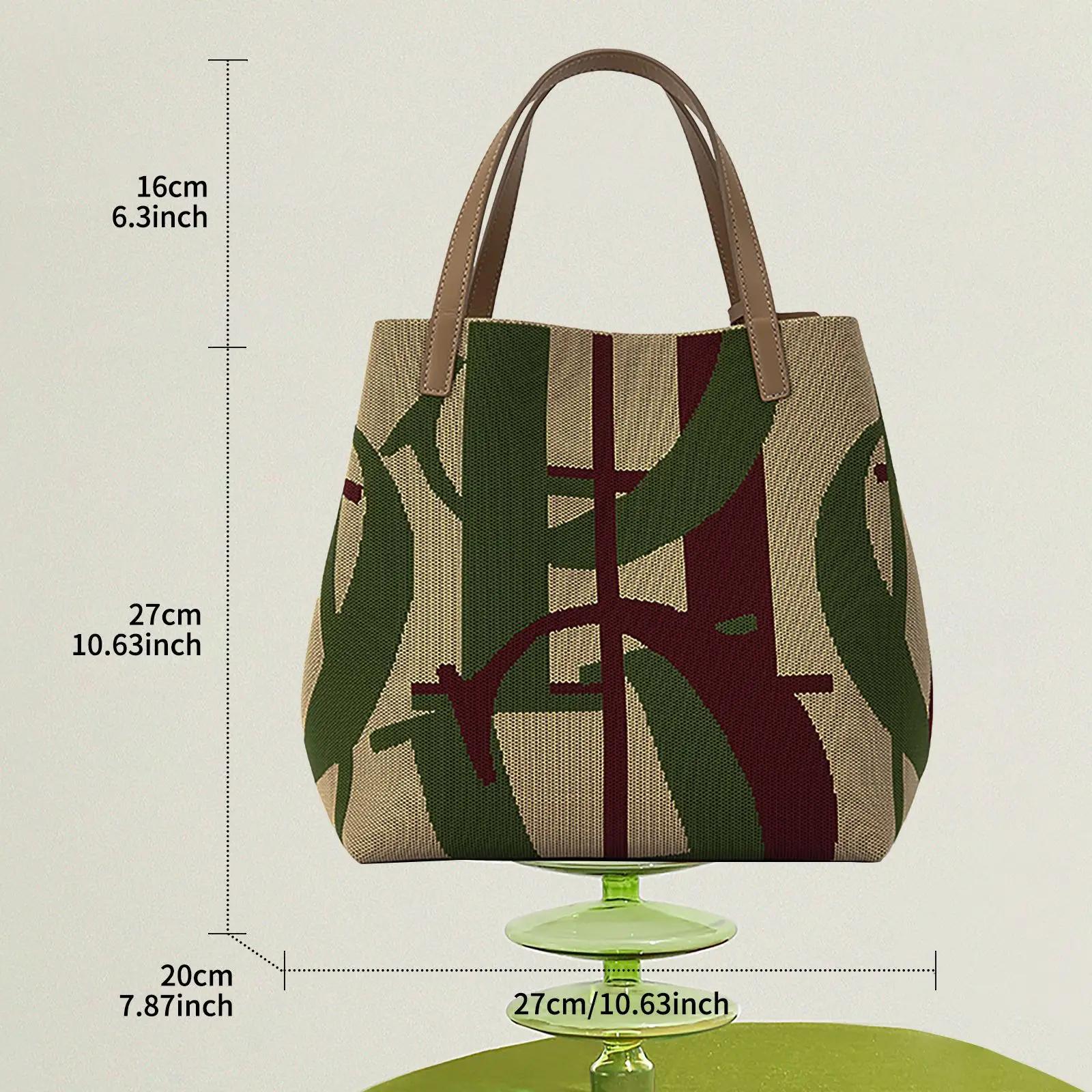 Sac fourre-tout coloré de grande capacité, artisanat exquis, sac de fête à la mode classique, nouvea