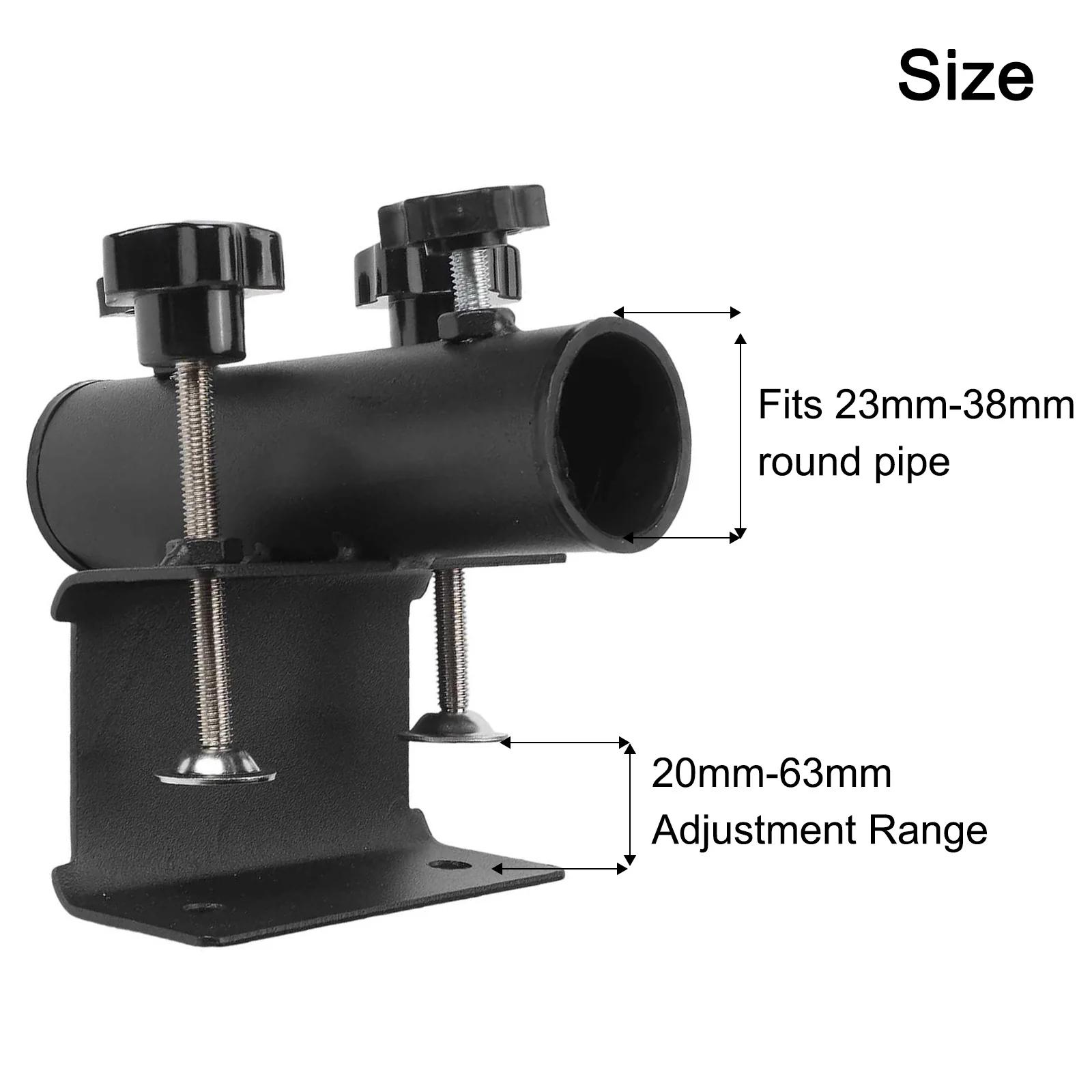 Support de parasol pour balcon, pince de fixation adaptée aux clôtures de jardin de 23 mm à 38 mm, s