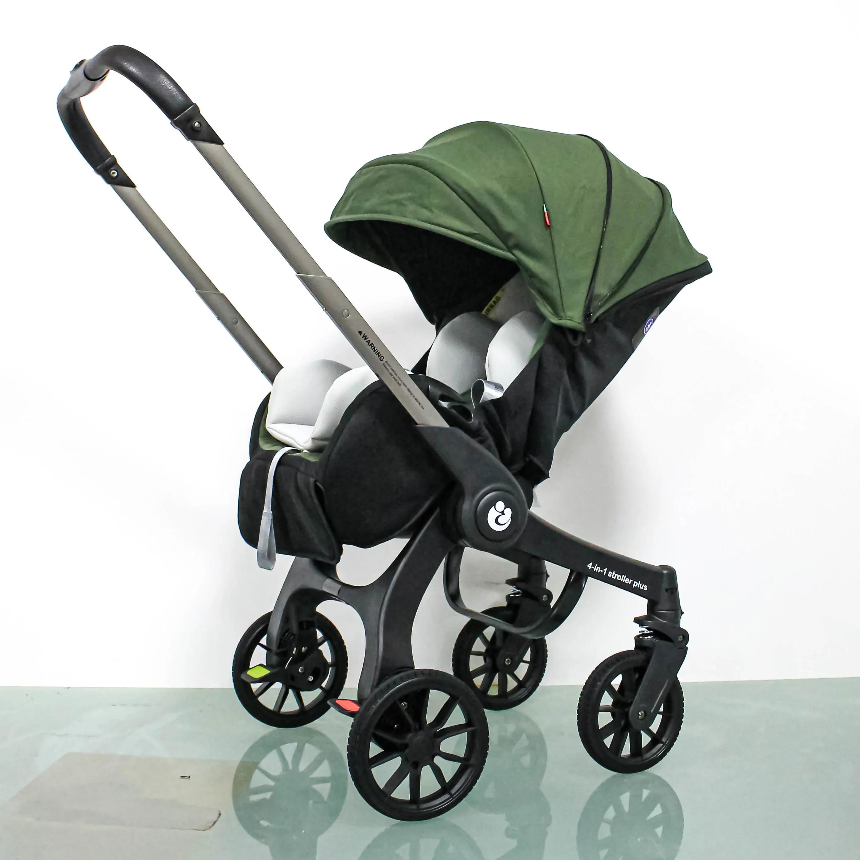 STOCK ue 4in1 bébé poussette bidirectionnelle multifonctionnelle nouveau-né bébé poussette 3in1 plia