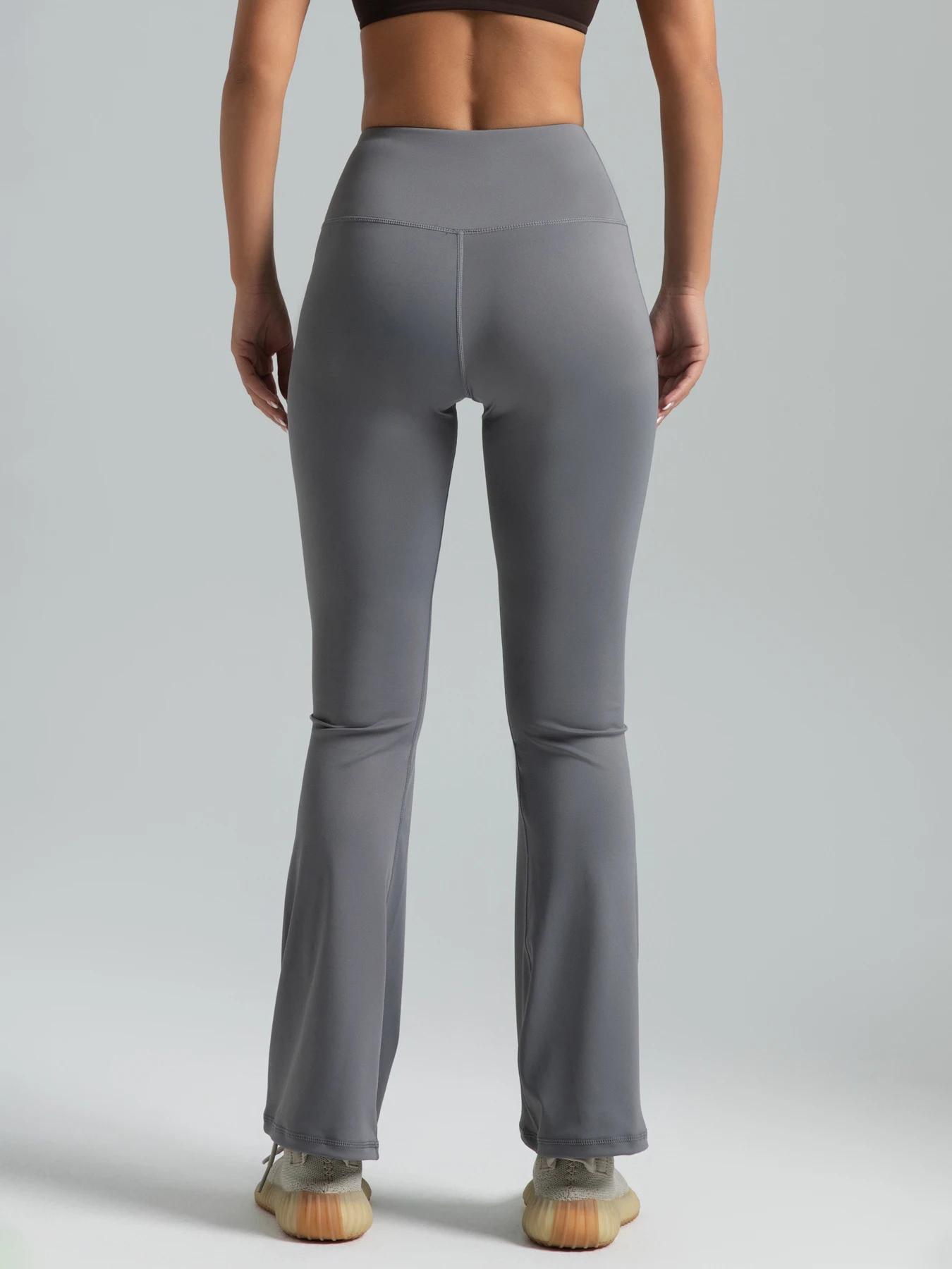 Pantalon de yoga Bootcut taille haute pour femme – Leggings évasés pour l'entraînement et les vêteme