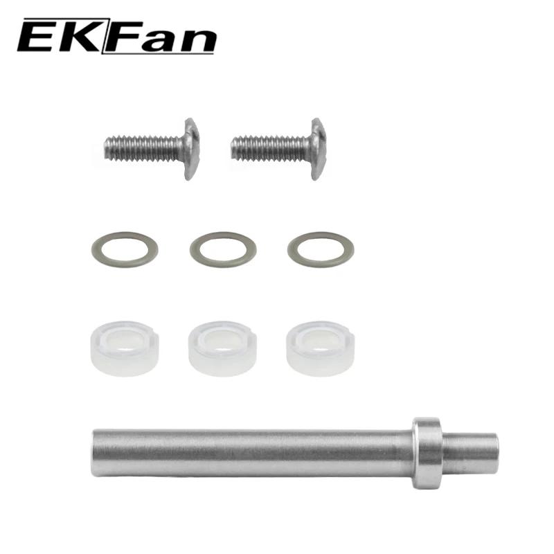 Ekfan – roulements en plastique d'essieu en acier inoxydable de 4mm, 7x4x2.5MM, pour moulinet de bas