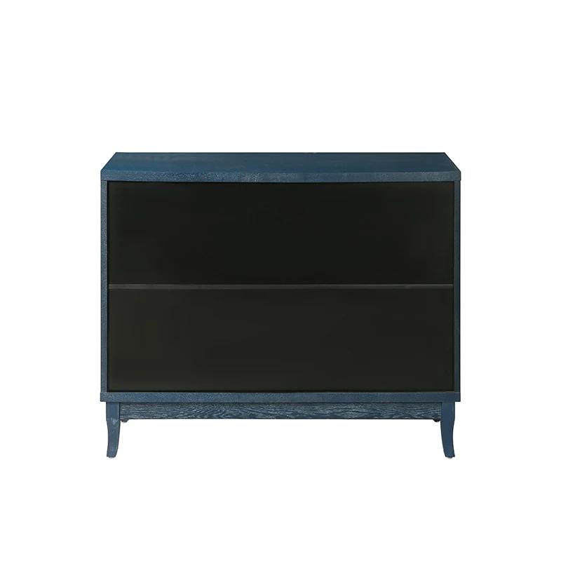 Mars-panneaux de qualité supérieure, buffet en rotin, armoire de rangement d'appoint avec 4 portes e