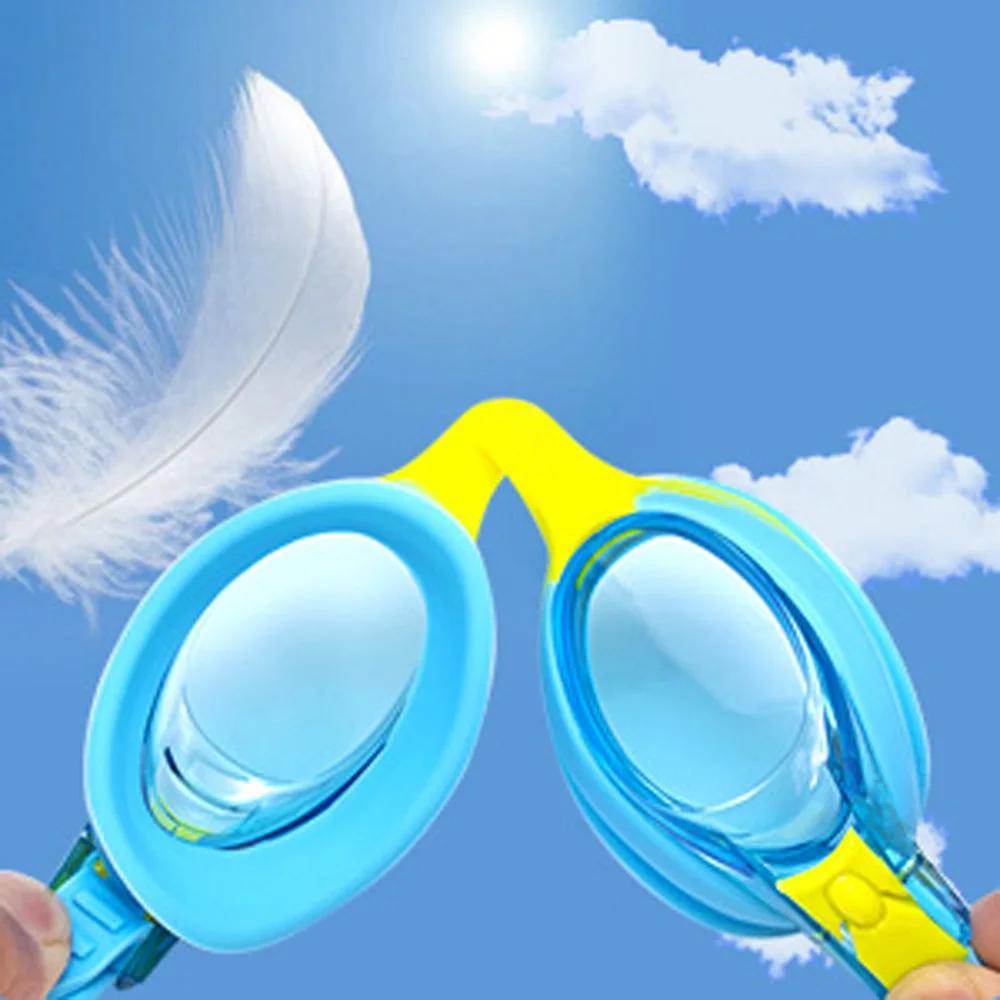 Lunettes de natation pour enfants de 3 à 14 ans, Anti-buée, Protection UV 100%, Vision claire, pas d