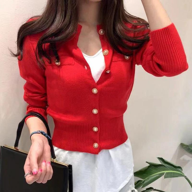 Nouvelle Collection Automne 2026 – Cardigan Chic et Décontracté pour Femme, Manches Longues, Tricoté
