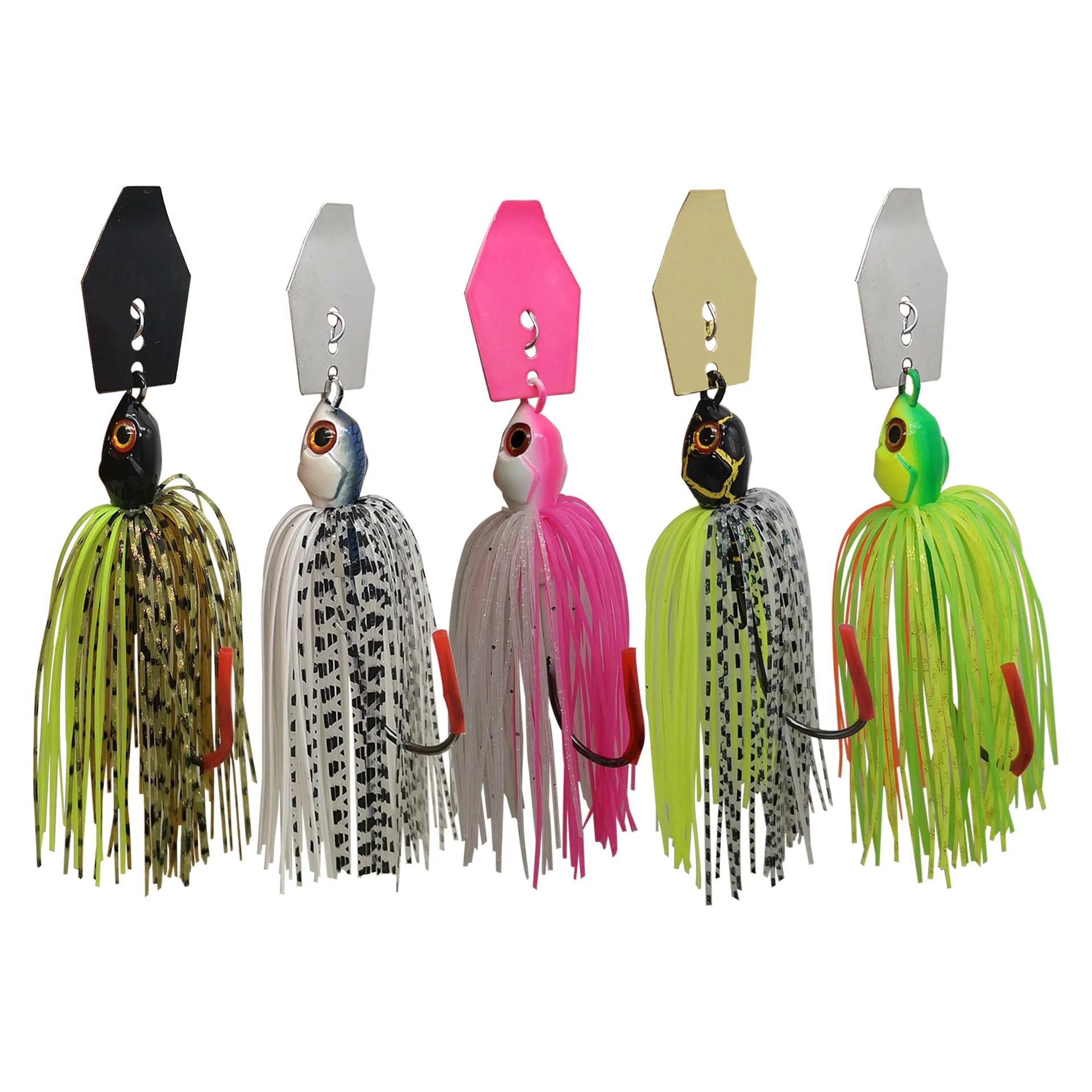 Mycena 7G/9G/11G/14G/21G leurre de pêche Chatter appât spinner appât lame Jig danseur Buzzbait wobbl