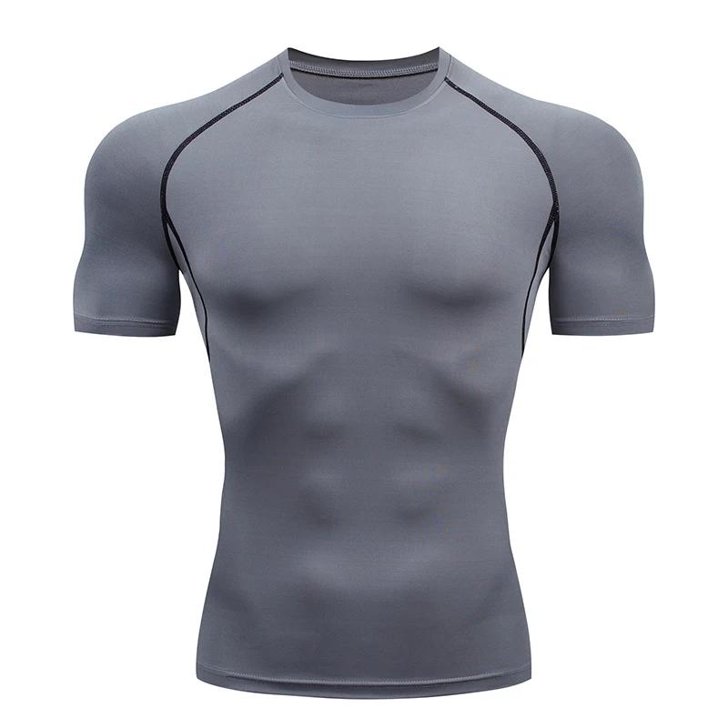 T-shirt compression homme sport : pour gym, fitness, jogging et tenue athlétique masculine